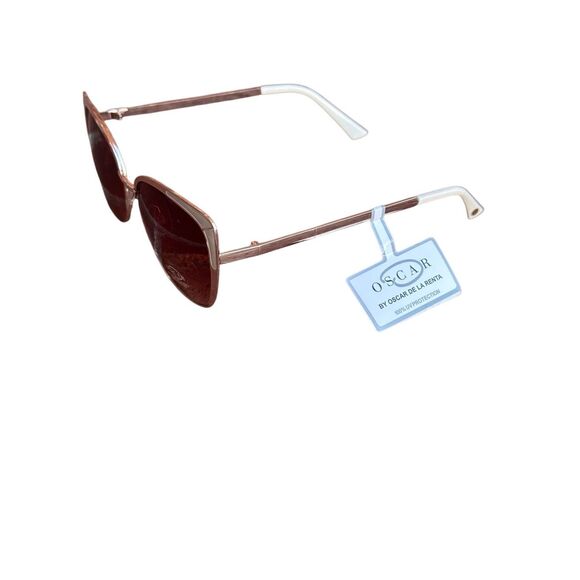 Oscar de la Renta Cat Eye Sunglasses Gold Brown Gradient Mod 3090 717 NEW Oscar de la Renta Cat Eye Sunglasses Gold Brown Gradient Mod  main image 3